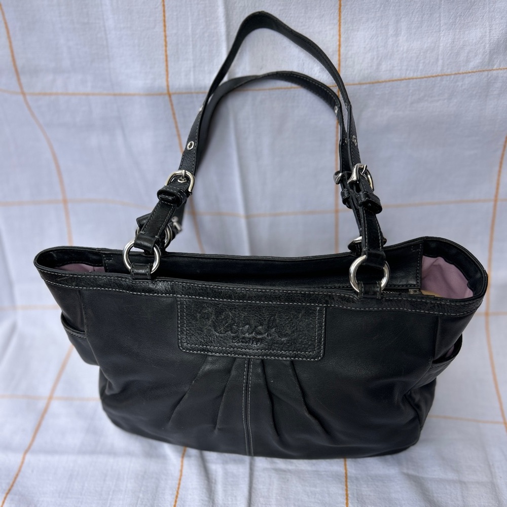 Coach Gallery East West Pleated Handbag